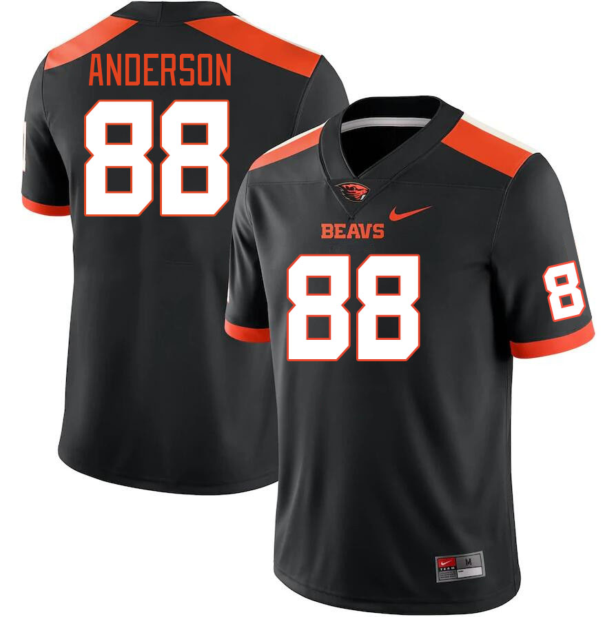 Men #88 Jordan Anderson Oregon State Beavers College Football Jerseys Stitched-Black